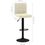  Barski stolčki 2 kosa krem žamet, (20817404) | Shoptok.si