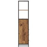 vidaXL Kupaonski ormar s ladicama Staro drvo 35 x 37.5 x 166 cm | shoptok.hr