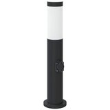 vidaXL Stupić s utičnicom 50 cm od nehrđajućeg čelika IP44 | shoptok.hr