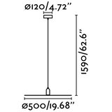 Faro 68145 - Viseći luster na sajli PLAT 1xE27/60W/230V | Eponuda.com