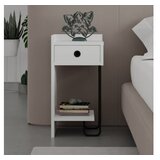 Hanah home noćni stočić sirius left white v2