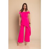 Fenzy Elegantni Asimetrični Komplet Majice I Hlače, Fuksija | shoptok.hr
