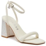 Guess Sandali FLJGEL LEA03 IVORY | Shoptok.si