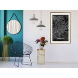 Poster - City Map: Frankfurt (Dark) 40x60 | shoptok.hr