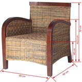 vidaXL fotelja od Ručno Pletenog Ratana | shoptok.hr