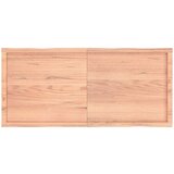 Stolna Mizna plošča svetlo rjava 140x60x6 cm obdelana trdna hrastovina, (20817833) | Shoptok.si