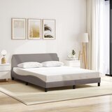 Maison Chic Posteljni okvir - Dvoposteljna postelja - Zakonska postelja brez vzmetnice taupe 160x200 cm blago-J4226, (21773145) | Shoptok.si