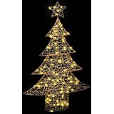  Božićno drvce s 120 LED svjetlima Topla bijela 120,5 cm PET | Eponuda.ba