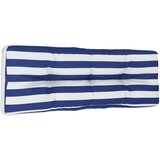  Jastuk za palete plavo-bijeli prugasti 120x40x12 cm od tkanine | Eponuda.com