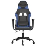  igraća stolica crno-plava od umjetne kože | shoptok.hr