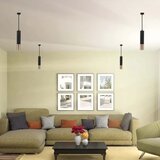  Luster na sajli 1xGU10/35W/230V 30 cm crna/zlatna | Eponuda.com