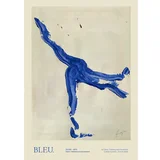 Plakat 50x70 cm Bleu –