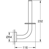 Grohe držalo za WC papir Essentials 40385001 | Shoptok.si