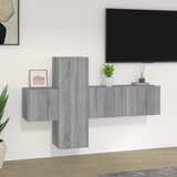 vidaXL 3-dijelni set tv ormarića boja hrasta sonome konstruirano drvo Cijene