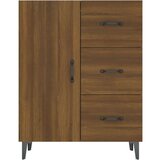  Komoda boja smeđeg hrasta 69 5x34x90 cm od konstruiranog drva | shoptok.hr