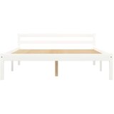  Posteljni okvir bel iz trdne borovine 140x200 cm, (20606408) | Shoptok.si