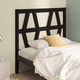  Uzglavlje za krevet crno 81 x 4 x 100 cm od masivne borovine | shoptok.hr