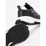 Shelvt Women's black sneakers with decorative inserts | shoptok.hr