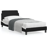 vidaXL Okvir za krevet s uzglavljem crno-bijeli 90x190 cm umjetna koža | shoptok.hr