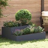 vidaXL Saksije & Planters Antracit Plastika Velika Metalna saksija Cijene