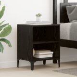  Noćni ormarići 2 kom Crni hrast 40x30x50 cm Drvo | shoptok.hr
