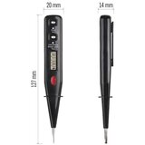  Ispitivač napona VT-121 12-250V crni | Eponuda.com
