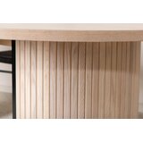Venture Home Bianca ovalni blagovaonski stol 200 × 90 cm, izbijeljeni (whitewash) | shoptok.hr