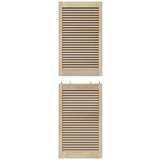  Vrata ormara 2 pcs Smeđa 170 x 49.5 x 2.1 cm Masivna borovina | shoptok.hr