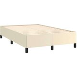 vidaXL posteljni okvir brez vzmetnice krem 120x190 cm umetno usnje, (22053688) | Shoptok.si