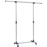 vidaXL podesivi stalak za odjeću od nehrđajućeg čelika 165x44x150 cm Cijene