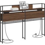 Skladišno uzglavlje Smeđi hrast 135 cm Konstruirano drvo | shoptok.hr