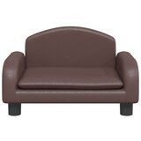  Otroški kavč rjav 50x40x30 cm umetno usnje, (21038265) | Shoptok.si