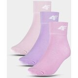 4f Girls' Casual Socks Above the Ankle (3 Pack) - Multicolored | Shoptok.si