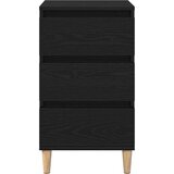 Nočna omarica Črna Oreh 40x35x70 cm Inženirski les | Shoptok.si