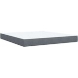 vidaXL Krevet s oprugama i madracem tamnosivi 180x200 cm baršunasti | shoptok.hr
