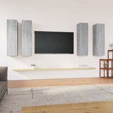  The Living Store TV omarica 4 kosov siva sonoma 30,5x30x110 inženirski les - TV Omarica, (21555873) | Shoptok.si