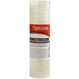 Optima Lepilni trak 15 mm x 10 m, prozoren, 10 kosov Cene
