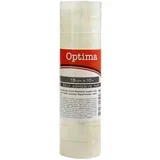 Lepilni trak 15 mm x 10 m, prozoren, 10 kosov
