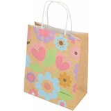  Darilna vrečka Creative Natron (77540), srednja, eko, cvetje | Shoptok.si