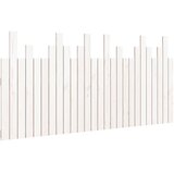  Zidno uzglavlje bijelo 166x3x80 cm od masivne borovine | shoptok.hr