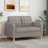 vidaXL Dvosed taupe 120 cm blago Cene