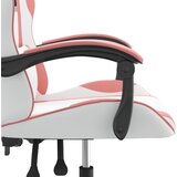  Igraća stolica bijelo-ružičasta od umjetne kože | shoptok.hr