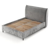 Maison de Rêve Sivi tapecirani bračni krevet s prostorom za odlaganje s podnicom 160x200 cm Shell – | shoptok.hr