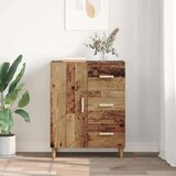 vidaXL Kreveta Staro drvo 34 x 69.5 x 90 cm Konstruirano drvo | shoptok.hr