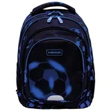 Ranac đački anatomski 3zipa AB330 Neo Blue Football 25.502025035 crno-plavi