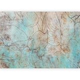 Artgeist Fototapeta Leaves In Blue, 400x280cm | Shoptok.si