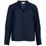 Vila Topi & Bluze Top Milla L/S - Navy Blazer Modra | Shoptok.si