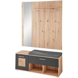 XORA PREDSOBA črna, hrast artisan | Shoptok.si