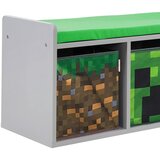 Minecraft Otroška Klop Večbarvno, Z Blazino | Shoptok.si