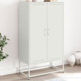 vidaXL Visoka komoda ružičasta 68,5 x 38,5 x 123,5 cm čelična Cijene